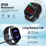 Smart Watch(Answer/Make Call), 1.96" HD Smartwatch for Men Women, 2025 New Fitness Watch with 100+ Sport Modes, Heart Rate/Sleep/SpO2/Calories Monitor, IP68 Waterproof Activity Tracker for Android iOS - Image 8