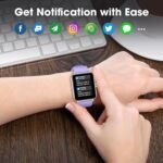 Smart Watch, Fitness Tracker with Heart Rate Monitor, Blood Oxygen, Sleep Tracking, 1.5 Inch Touchscreen Smartwatch for Android iOS Swimming Waterproof Pedometer Step Calories Tracker for Women Men - Image 7