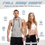 12 Pcs Latex Resistance Loop Exercise Bands for Booty Workout Stretch Exercise Bands Non Slip for Legs Squat Resistance Loop Women Men Starter Butt Hip Thigh Fitness - Image 5