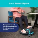 Cubii Total Body - Compact 2-in-1 Elliptical with 12 Resistance Levels, Low-Impact Cardio & Strength Training with an Ergonomic Pulley System for a Full-Body Workout - Adult to Senior - Image 6