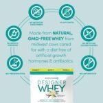 Designer Wellness, Designer Whey, Natural Whey Protein Powder with Probiotics, Fiber, and Key B-Vitamins for Energy, Gluten-Free, French Vanilla, 2 lb - Image 5
