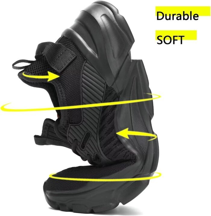 Men's Running Shoes, Non Slip, Breathable, Lightweight Fashion Sneakers, Slip Resistant Athletic Sports Walking Gym Work Shoes - Image 7
