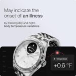 Withings ScanWatch Nova Brilliant Health Smart Watch for Women/Men with ECG, SPO2, Temperature, Sleep, Respiratory Health, Menstrual Cycle Tracker, 30D Battery - Image 5
