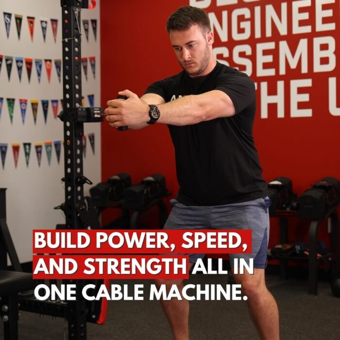 Ancore Pro: Home Gym Cable Machine | Portable Workout System for Strength Training | Comes with Mount for a Squat Rack or Pole | Full-Body Workout | Used by 100+ Pro Teams - Image 7
