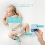 Babytone Baby Sleep Monitor with Base Station- Smart Sleep Sock, Tracking Heart Rate, Avg O2 and Movement, Wearable Baby Oxygen Foot Monitor with Bluetooth and APP, for 0-36 Months Newborn - Image 3