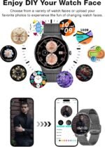 7.9MM Ultra-Thin Smart Watches for Men Women, with Bluetooth Make/Answer Call, 1.43" AMOLED Fitness Tracker, Heart Rate/Blood Pressure/Sleep Monitor, 100+ Sports Modes Smartwatch for Android iPhone - Image 8