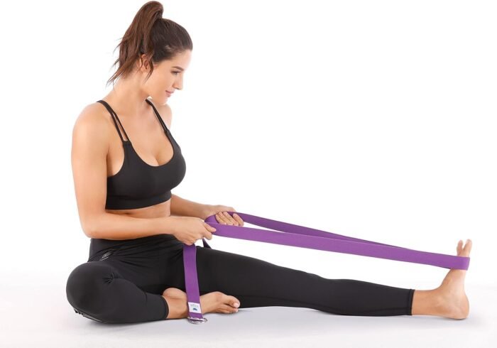 IUGA Yoga Blocks 2 Pack With Strap Non Slip High Density 9"x6"x3" Solid & Cork Yoga Block With Yoga Strap to Improve Strength Balance for Yoga Pilates Meditation - Image 8