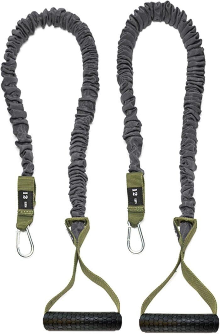 Resistance Cords - Cross Anchored Shoulder Exercise Bands - Ideal for Dynamic Warmups and Physical Rehab - One Pair of Cords - 4KOR Fitness - Image 2