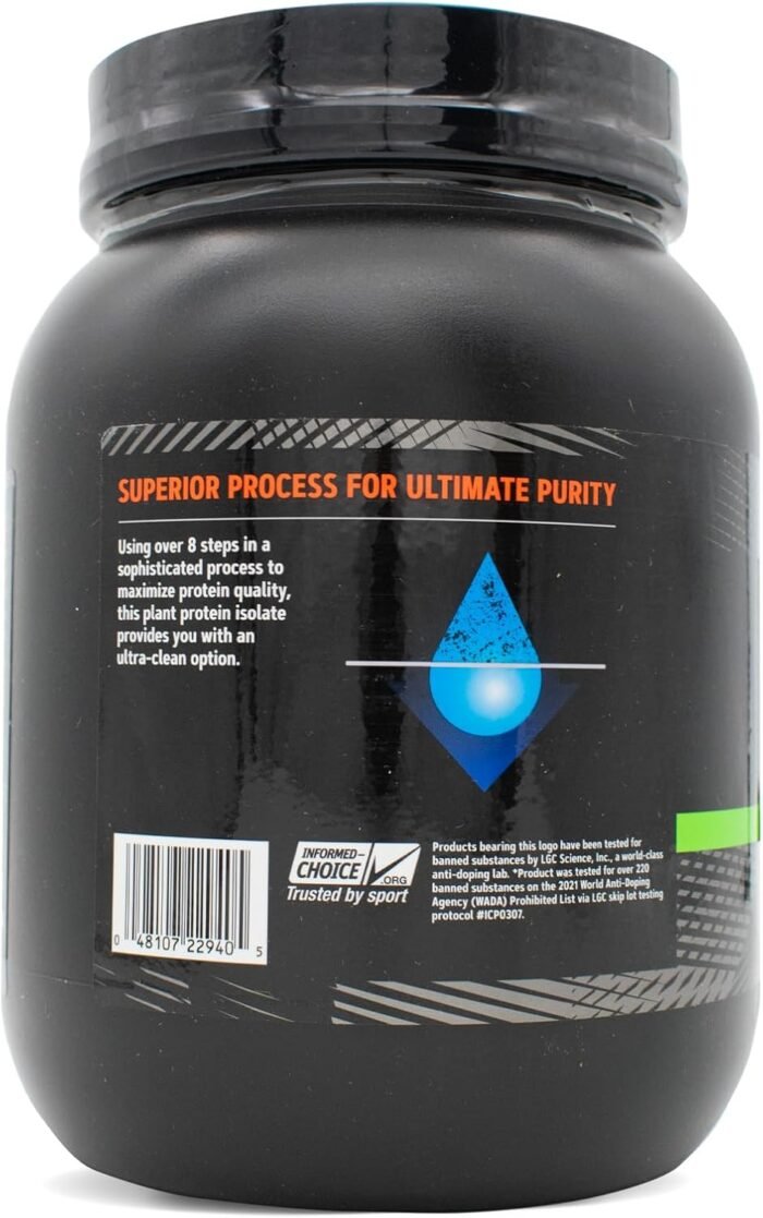 GNC AMP Nature-Based Protein, Vegan Protein for Muscle Growth & Repair, Fuels Athletic Strength & Performance, Chocolate Hazelnut, 28 Servings - Image 4
