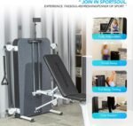 Home Gym Toning Gym Total Body Workout,White,Grey (GWY009) - Image 6