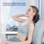 VIKTOR JURGEN Back Massager, Neck Massager with Heat, Massage Pillow Gifts for Men & Women, Electric Shiatsu Back Massager, Deep Kneading Shoulder Massager for Full Body Muscle,Massage at Home, Car - Image 4