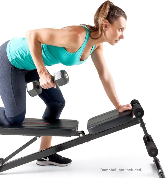 Marcy Multi-Position Adjustable Utility Bench for Home Gym Weightlifting and Strength Training - Image 8