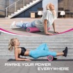 Yes4All Medium Firm PE Foam Roller 12, 18, 24, 36 inch - Premium Two-Layer PE for Back Pain Relief, Deep Tissue, Legs Massage, Physical Therapy, Muscle Recovery and Exercises - Image 8