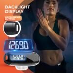 3D Pedometer for Walking, Simple Walking Step Counter with Removable Clip and Strap, USB Rechargeable Step Tracker with Backlight, Accurate Step Counter for Men Women Kids Seniors - Image 6