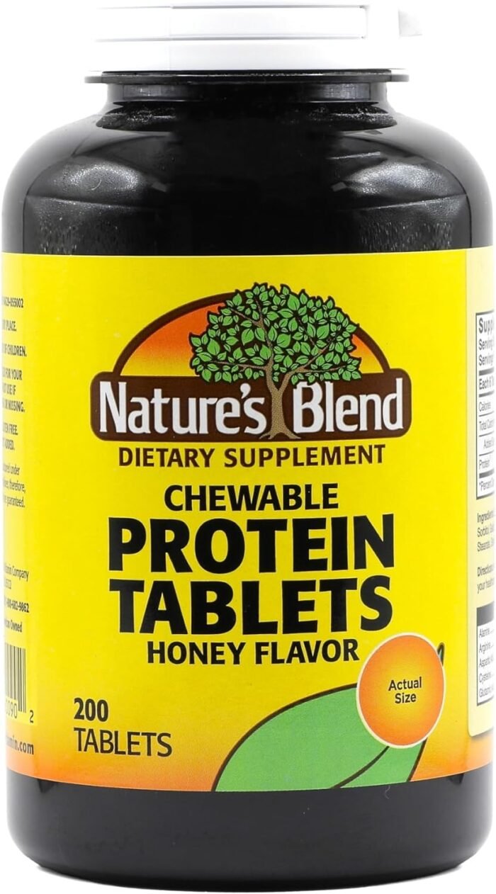 Natures Blend Protein Tablets Honey Flavor 200 Tablets - Image 2