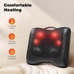 Back Massager with Heat, Percussion & Shiatsu 2-in-1 Massager for Lower Back Pain Relief, 3D Deep Tissue Kneading Massage Pillow for Back, Waist, Leg, Foot Relax, Gifts for Women Men - Image 5