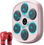 2025 New Model Smart Music Boxing Machine for Adults and Kids, Training Machine with LED Electronic Wall Mounted, Home Indoor Workout Equipment with Premium Boxing Gloves - Image 2