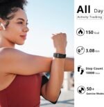 IAMJOY Smart Health Wristband, Wearable Activity & Fitness Tracker for Multi-Sport Mode, All-Day Automatic Continuous Monitoring of Health Data, Improve Sleep, Stress & Wellness, with Free App, Black - Image 5