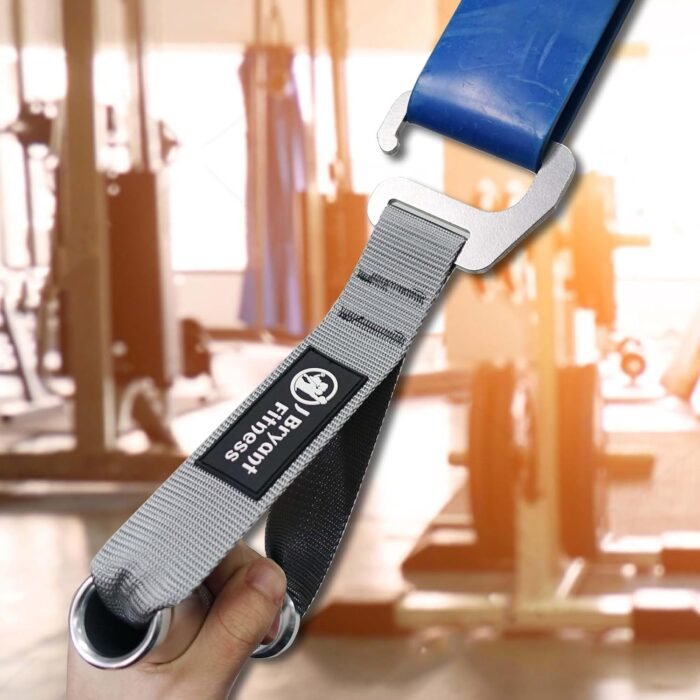 J Bryant Fitness Resistance Band Exercises Handles Heavy Duty Metal Gym Handles Stainless Steel Large Size Hook for Wide Pull Up Resistance Band Training Home Workout Fitness Equipment - Image 6