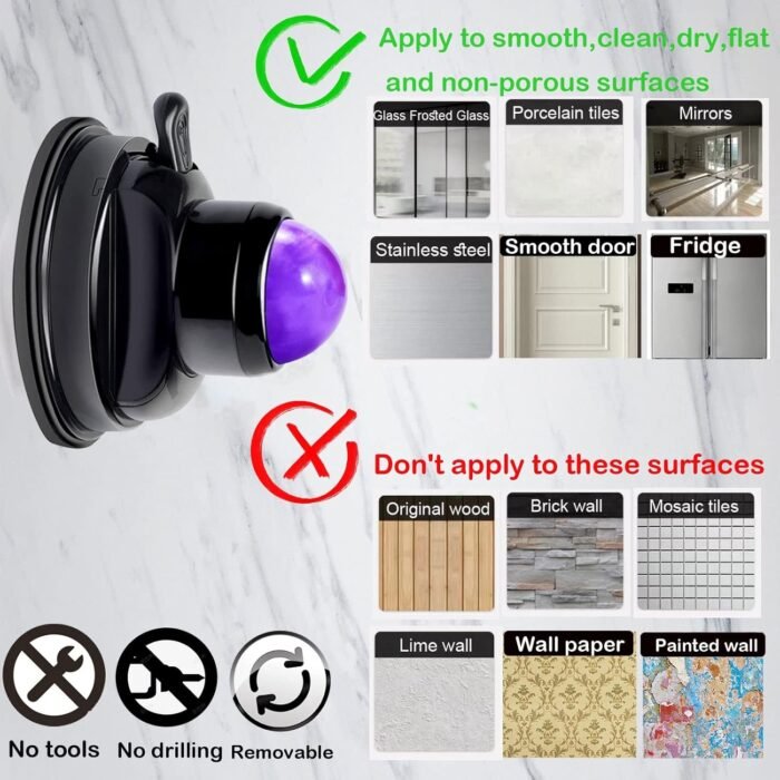 Mountable Massage Ball Roller,Back Neck Massager Wall Mount,Trigger Point Ball for Full Body Sore Muscle Recovery,Knots,Myofascial Release and Massage Therapy - Image 3