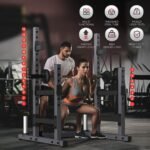 PASYOU Squat Rack for Home Gym with Max Load 1800 lbs for Bumpers and 600 lbs for J Hooks (Model:SR30) - Image 4