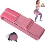 Adjustable Fabric Resistance Bands with Medium Resistance Levels, Non-Slip Exercise Bands for Men and Women, Perfect Workout Bands for Glutes and Lower Body Training - 1 Pack - Image 2
