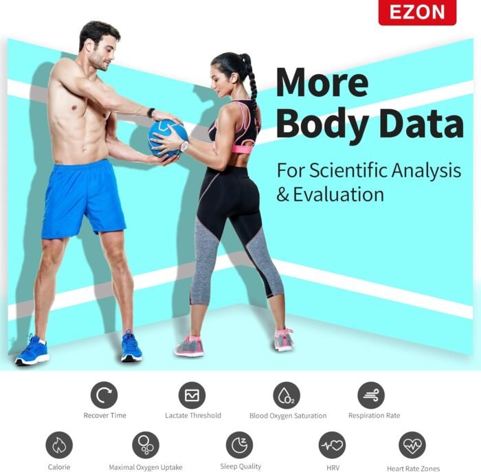 EZON R7 GPS Running Watch,Dual-Band GNSS,Optical Heart Rate Monitor,Over 28 Workout Modes,Training & Fitness Assessment,Lightweight Sports Watch for Triathlon,Marathon,Trail Run (Upgraded) - Image 10