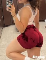 VOYJOY Women Workout Shorts 3.6" Scrunch Butt Lifting Gym Shorts Seamless Yoga Biker Shorts - Image 7