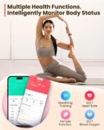 Fitness Tracker, 24/7 Heart Rate Monitor Watch, 1.47" Fitness Watches for Women with 24 Sport Modes, Androdi Smart Watches for Women/Men, IP68 Step Tracker, Pedometer, Gift - Image 7