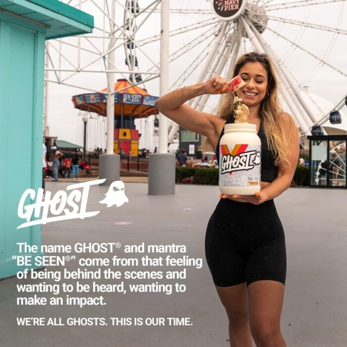 GHOST Vegan Protein Powder, Chocolate Cereal Milk - 2lb, 20g of Protein - Plant-Based Pea & Organic Pumpkin Protein - ­Post Workout & Nutrition Shakes, Smoothies, & Baking - Soy & Gluten-Free - Image 7