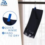 Wet & Dry Bag for Swimsuit, Gym Clothes; Smell Proof Small Gym Bag; Reusable Compression Swim Bag, Travel Laundry Bag; Isolate Wet Clothes, Remove Odor - Image 6