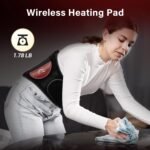 Comfytemp XL Cordless Heating Pad with Massager for Back Pain Relief, Portable Lower Back Massager with Heat Button App Control FSA HSA Eligible Wireless, Birthday Gifts for Mom Dad - Image 7