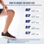 Knee Brace for Women & Men - UFITVELL 2 Packs knee compression sleeve for Knee Pain, Ideal for Gym, Running, Basketball, volleyball, Yoga, Support Meniscus Tear, swelling & Arthritis Pain Relief - - Image 7