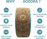 Aozora Yoga Wheel 13" with Most Detailed Book Step by Step Guide on How to Do 30+ Poses,! Perfect for Stretching and Improving Backbends - Image 4