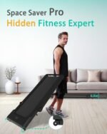Walking Pad Treadmill with Handle Bar, 47"x16" Super Large Running Area, 8.7 MPH Compact Under Desk Treadmill for Home Office, 450LBS Walking Jogging Running Machine with Remote Control - Image 8