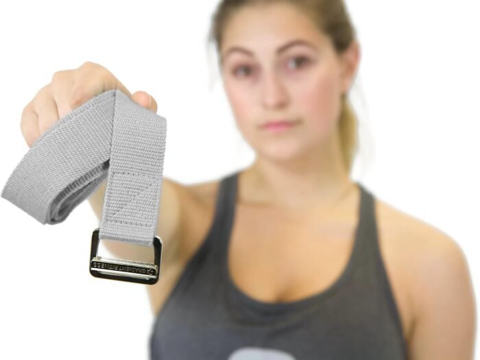 Gradient Fitness Yoga Strap, Friction-Less Easy-Feed Buckle, Super Soft Cotton/Polyester Blend Webbing, Free eGuide. (8 Feet) - Image 8