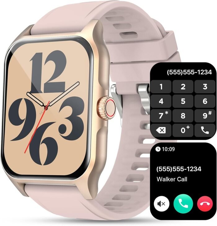 WalkerFit Smart Watches for Women: Fitness Watch for Android, Gifts for Her, Smartwatch with Heart Rate Monitor Sleep/Stress, Waterproof Activity Tracker with Pedometer - Image 2