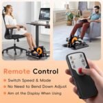 Under Desk Elliptical Machine, Morelax Ellipse Leg Exerciser for Seniors Fully Assembled, Quiet & Portable Electric Seated Pedal Exerciser with Remote Control & 12 Adjustable Speeds - Image 8