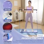 Pilates Reformer Board - Full Body Workout Set for Home Gym, Pilates Exercise Equipment & Ab Machine for Core Strength & Toning - Compact Home Fitness Gear for Women & Men - Image 6