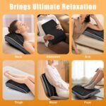 Shiatsu Neck and Back Massager with Heat,Neck Massager for Pain Relief deep Tissue,3D Kneading Massage Pillow for Back,Shoulder,Leg,Gifts for Mom,Dad,Women (Black) - Image 9