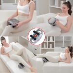 6-Head Massage Gun, Professional Handheld Massager with Adjustable 9 Modes & Intensities, for Back/Legs/Waist/HIPS Full Body Muscle Relaxation Pain Relief - Image 6