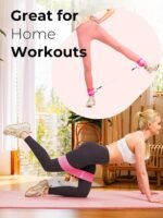 Ankle Resistance Bands with Cuffs | Pink Booty Band | Ankle Band Set for Working Out | Leg Resistance Bands with Ankle Straps | Kickback Training Equipment for Women Hip & Glutes | Home & Gym - Image 6