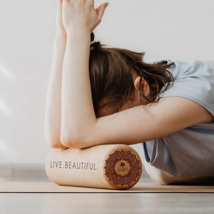 Yoga Design LAB | The Cork Roller | Release Tight Muscles, Improve Circulation, Decrease Soreness, Massages Tissue | Ideal for All Areas of The Body arms, Legs, Back | Travel Friendly (Mandala Tonal) - Image 5