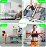 Resistance Bands Set – 5 Loop Natural Latex Exercise Bands with Varying Resistance Levels – Includes Carry Bag & Workout Guide - Image 5