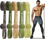 LEEKEY Resistance Bands, Exercise Bands with Handles,Pull Up Assist Bands - Band Set with Door Anchor - Bands for Working Out,Band for Men and Women Fitness Training, Physical Therapy,Home Workouts - Image 2