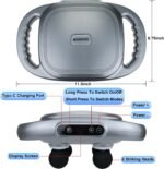 6-Head Massage Gun, Professional Handheld Massager with Adjustable 9 Modes & Intensities, for Back/Legs/Waist/HIPS Full Body Muscle Relaxation Pain Relief - Image 3