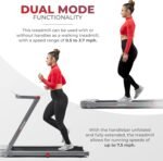 Sunny Health & Fitness HELIUS LITE Premium Dual Mode Walking/Running Treadmill with Advanced Brushless Technology & Exclusive SunnyFit App Enhanced Bluetooth Connectivity - Image 5