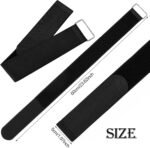 Adjustable Pedal Straps for Ellipse Leg Exerciser Machine, Feet Pedal Strap Under The Desk Leg Training Exerciser Fitness Strap Home Office Sports Accessories for Fit Foot Prevent Slipping - Image 3