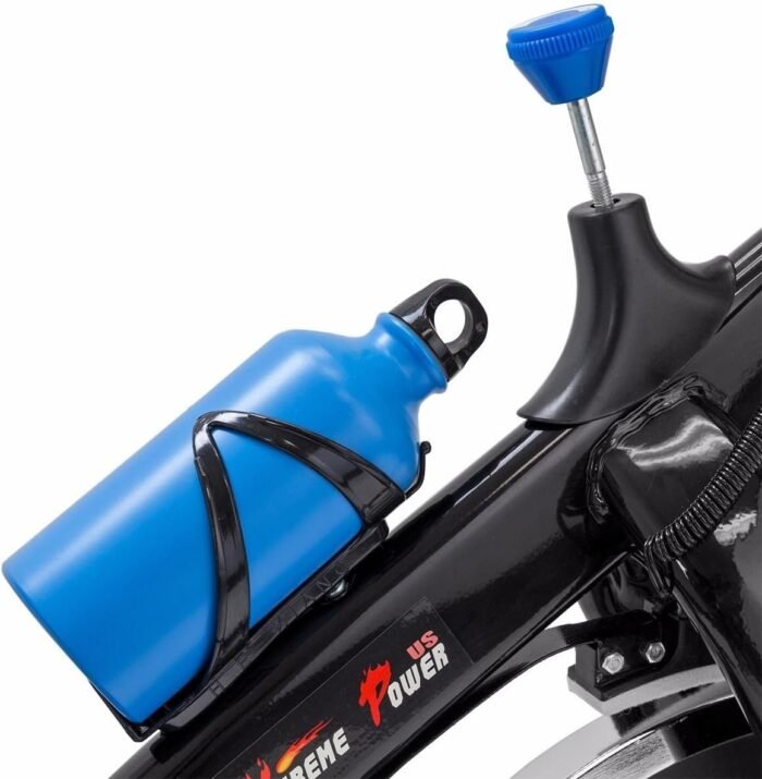 XtremepowerUS Exercise Bike 22lb Flywheel Stationary Workout Machine - Image 6