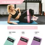 G4Free 9Pcs Barbell Pad Set for Squat, Hip Thrusts, Lunges, Leg day, Standard Olympic Bars with 2 Gym Ankle Safety Straps, 3 Hip Resistance Bands, 2 Lifting Strap, Barbell Pad, and Carry Bag - Image 5